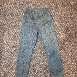 Lululemon Leopard Print High-Waisted Leggings